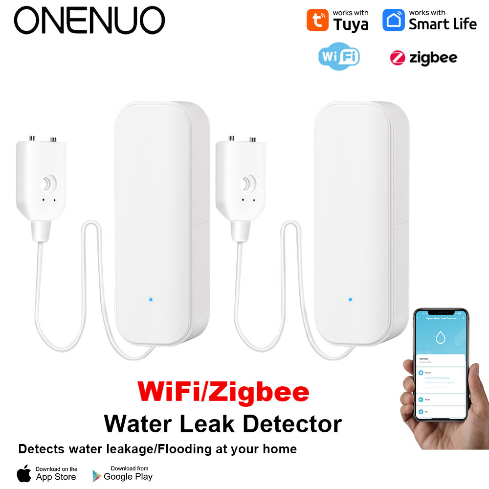 Home Security Alarm System - WiFi/Zigbee Su Sensörü Tuya Kaçak Alarmı