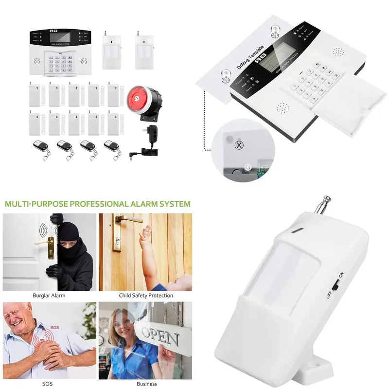 Home Security Alarm System - Ev Hırsız Alarm Kiti Otomatik Arama