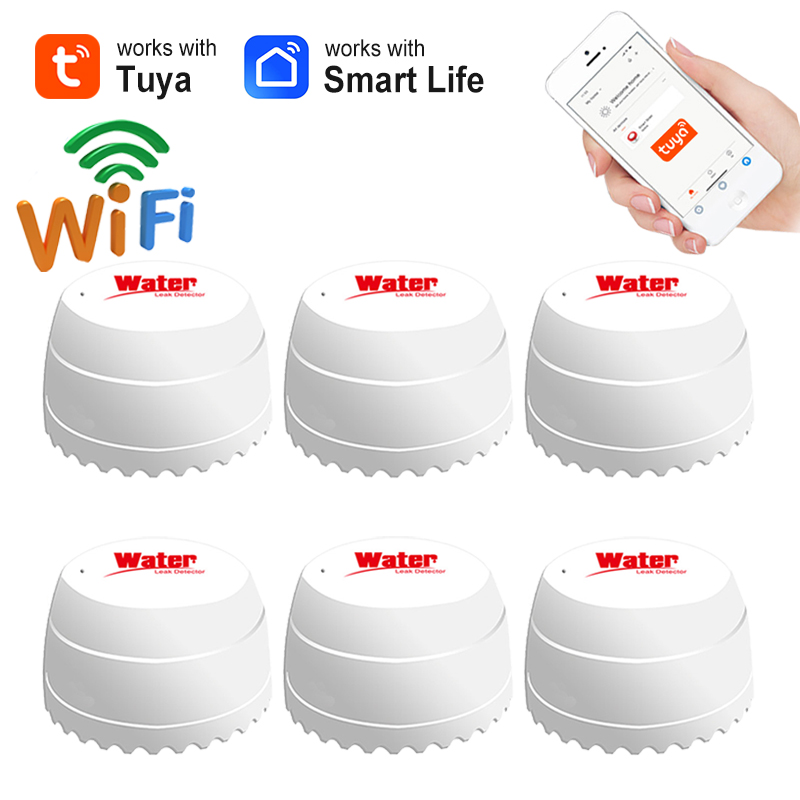 Home Security Alarm System - Tuya WiFi Su Kaçak Sensörü Akıllı