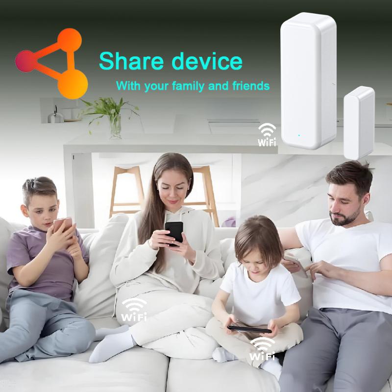 Home Security Officer - Akıllı Mini Kapı Pencere Sensörü Açık/Kapalı