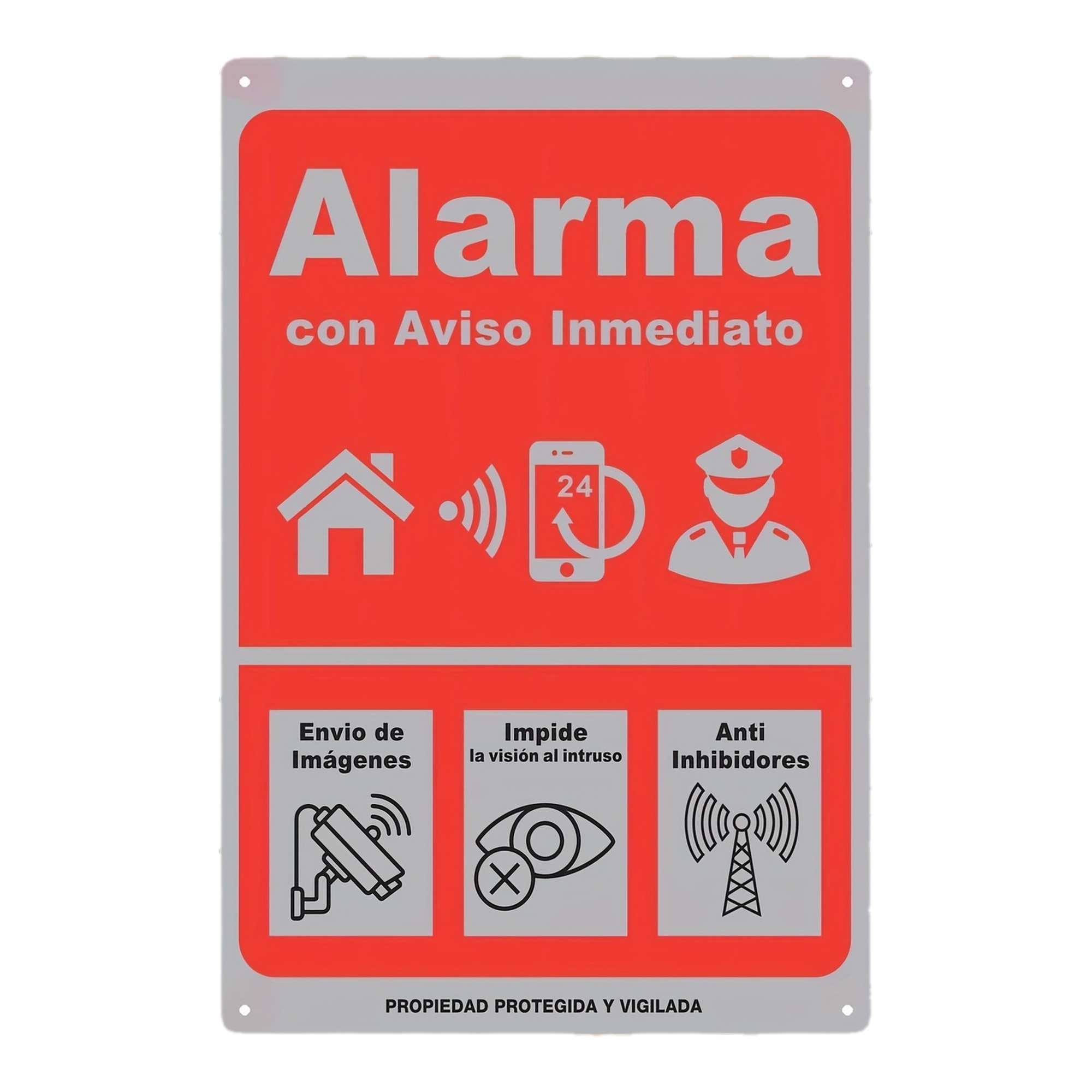 Home Security Logo - Anında Uyarı Alarm İşareti - Demir