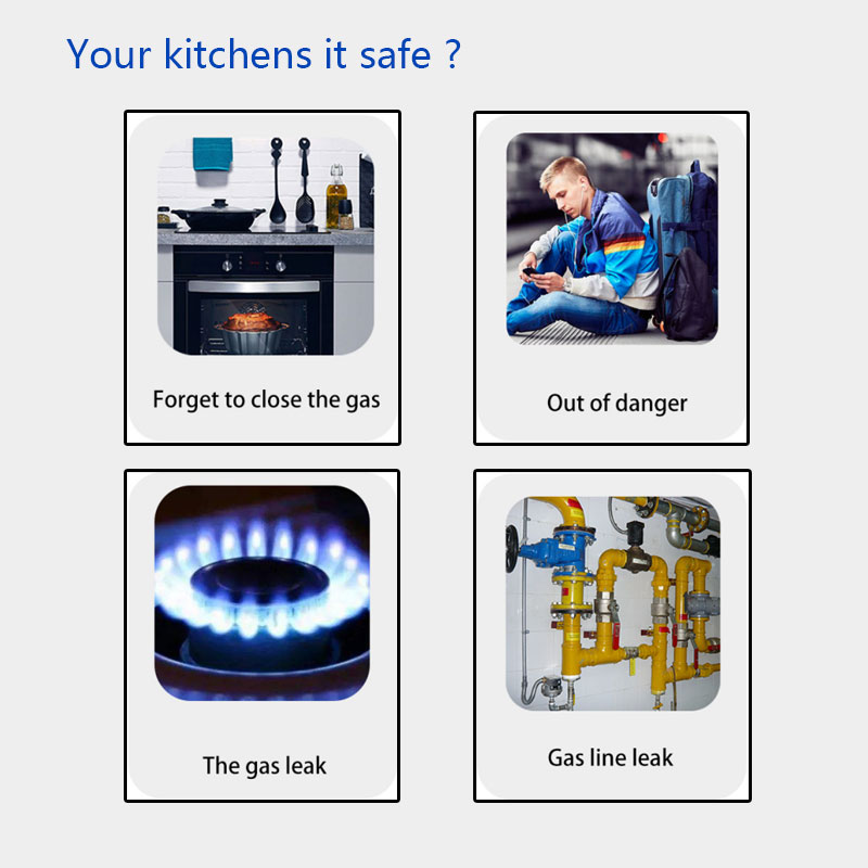 Kablosuz gaz dedektörü 433MHz  - Home Security Alarm System incelemesi ve fiyatı