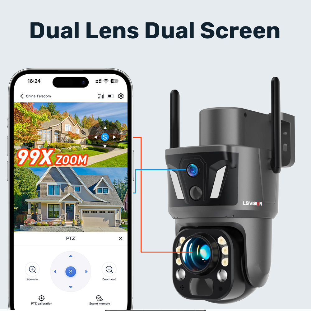 LS VISION 4K 8MP Dış Mekan Ev  - Home Security Outdoor Camera System incelemesi ve fiyatı