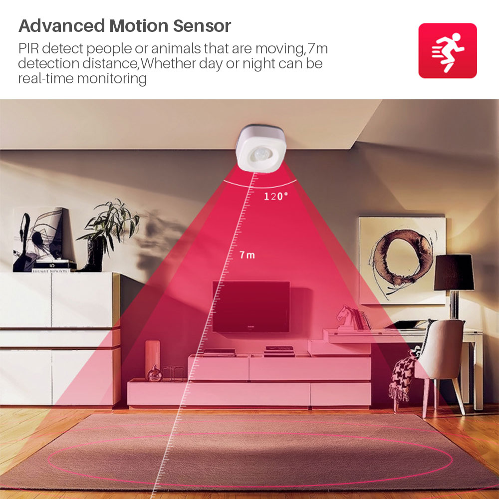 Tuya Smart WiFi PIR Hareket Se - Home Security Alarm System incelemesi ve fiyatı