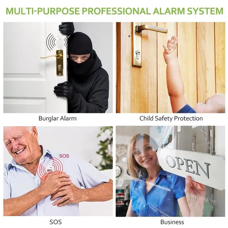 Ev Hırsız Alarm Kiti Otomatik  - Home Security Alarm System incelemesi ve fiyatı