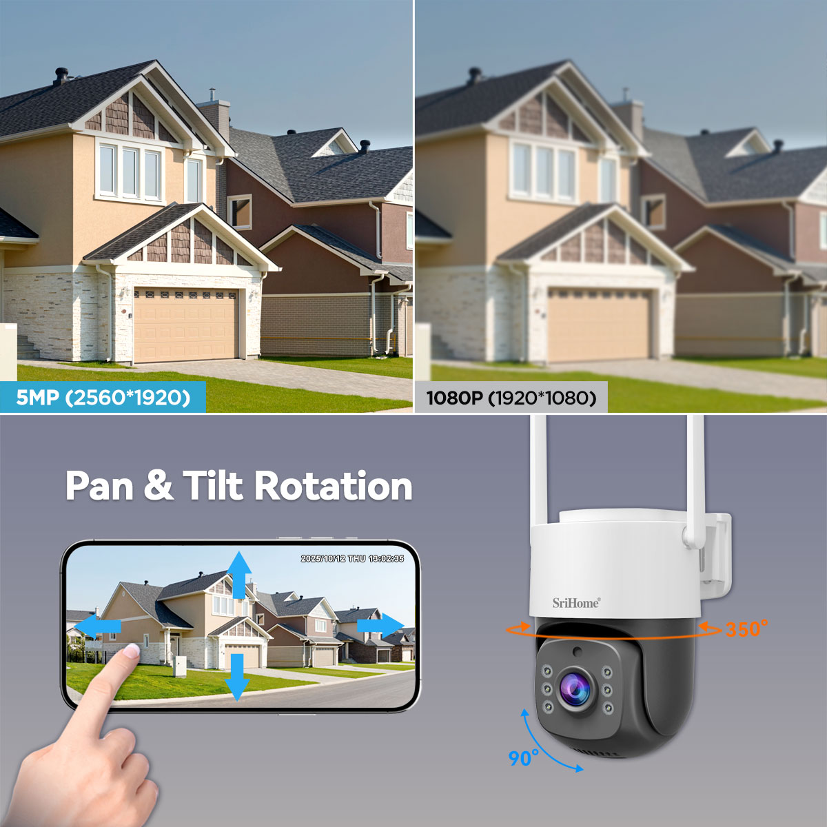 Srihome NVS012-IPC056 5MP IP K - Home Security Land incelemesi ve fiyatı