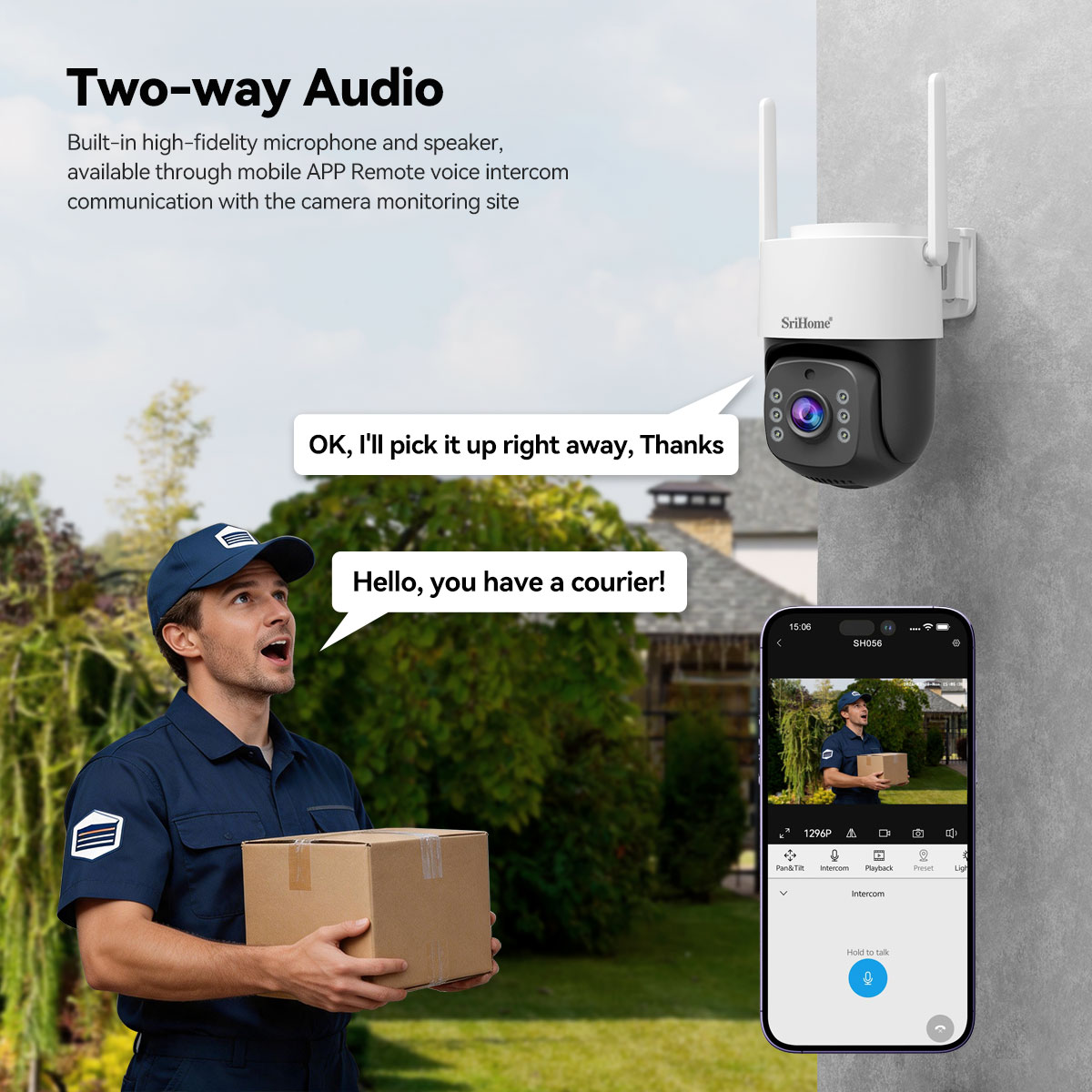Srihome NVS012-IPC056 5MP IP K - Home Security Land incelemesi ve fiyatı