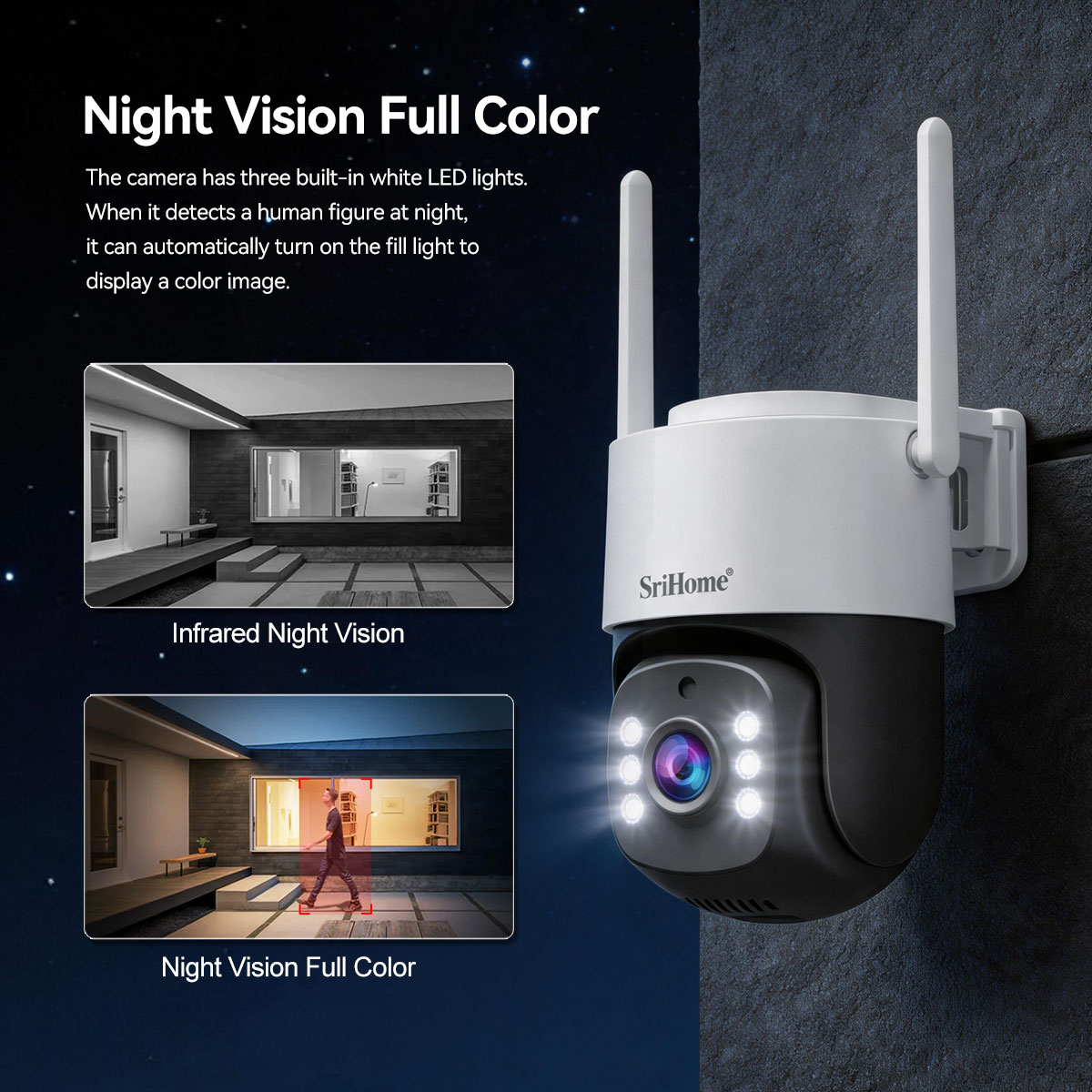 Srihome NVS012-IPC056 5MP IP K - Home Security Land incelemesi ve fiyatı