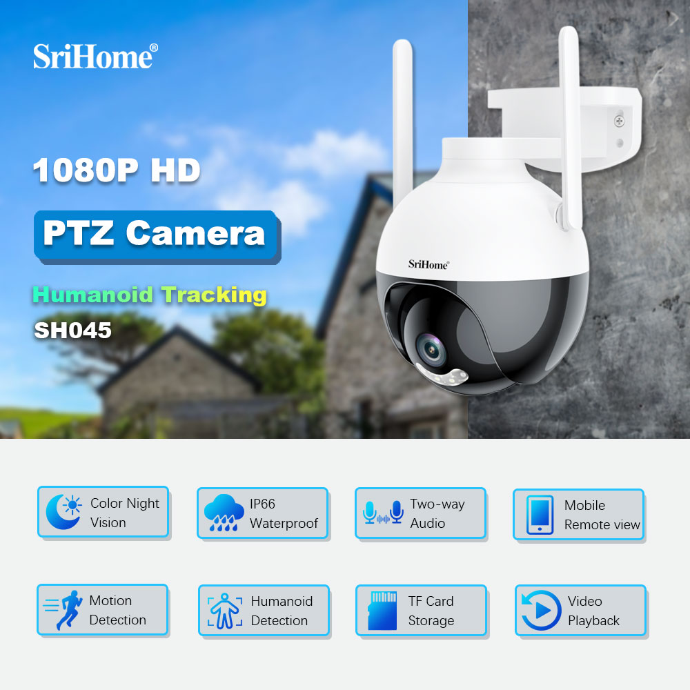 Srihome SH045 2MP 1080P Tam Re - Home Security Land incelemesi ve fiyatı