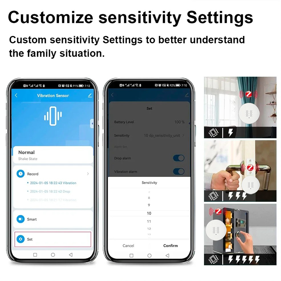 Tuya ZigBee Akıllı Titreşim ve - Home Security Alarm System incelemesi ve fiyatı