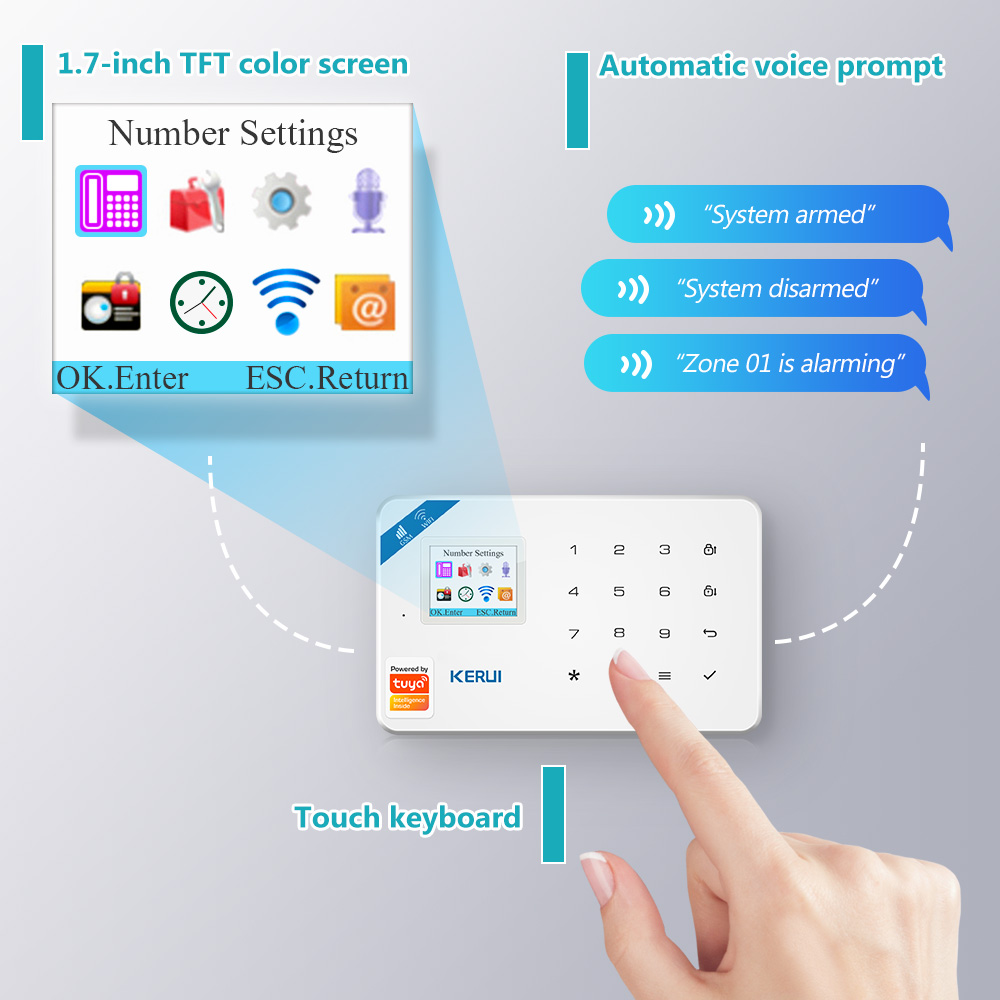 KERUI W181 Alarm Sistemi Güven - Home Security Diy incelemesi ve fiyatı