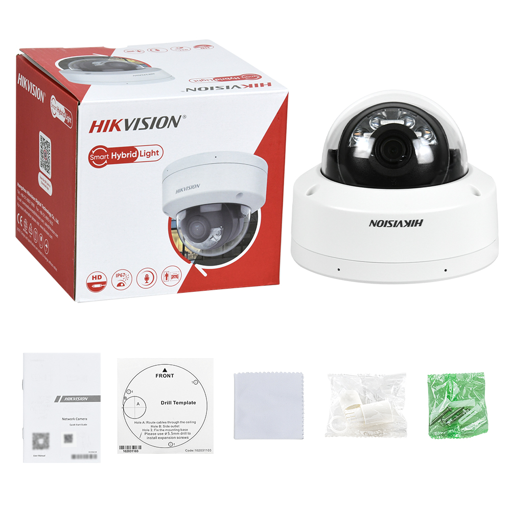 Hikvision H.265+ 8MP POE IP Gü - Home Security System Hikvision incelemesi ve fiyatı