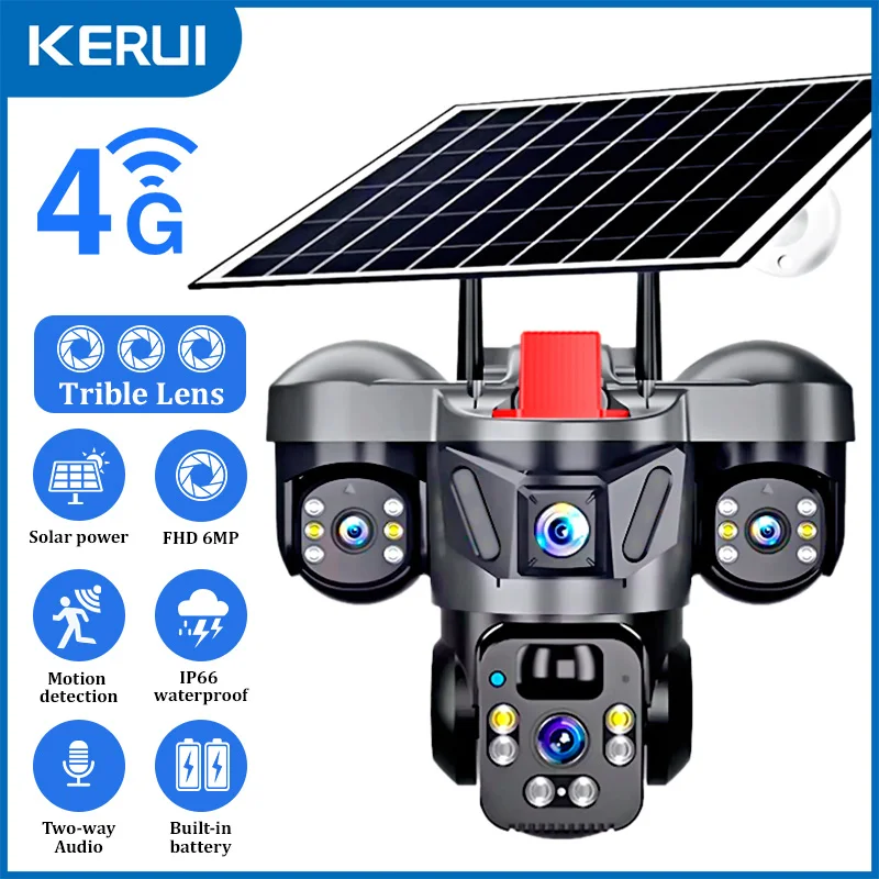 KERUI V380 Pro Açık PTZ 6MP WI - Home Security Outdoor Camera System incelemesi ve fiyatı