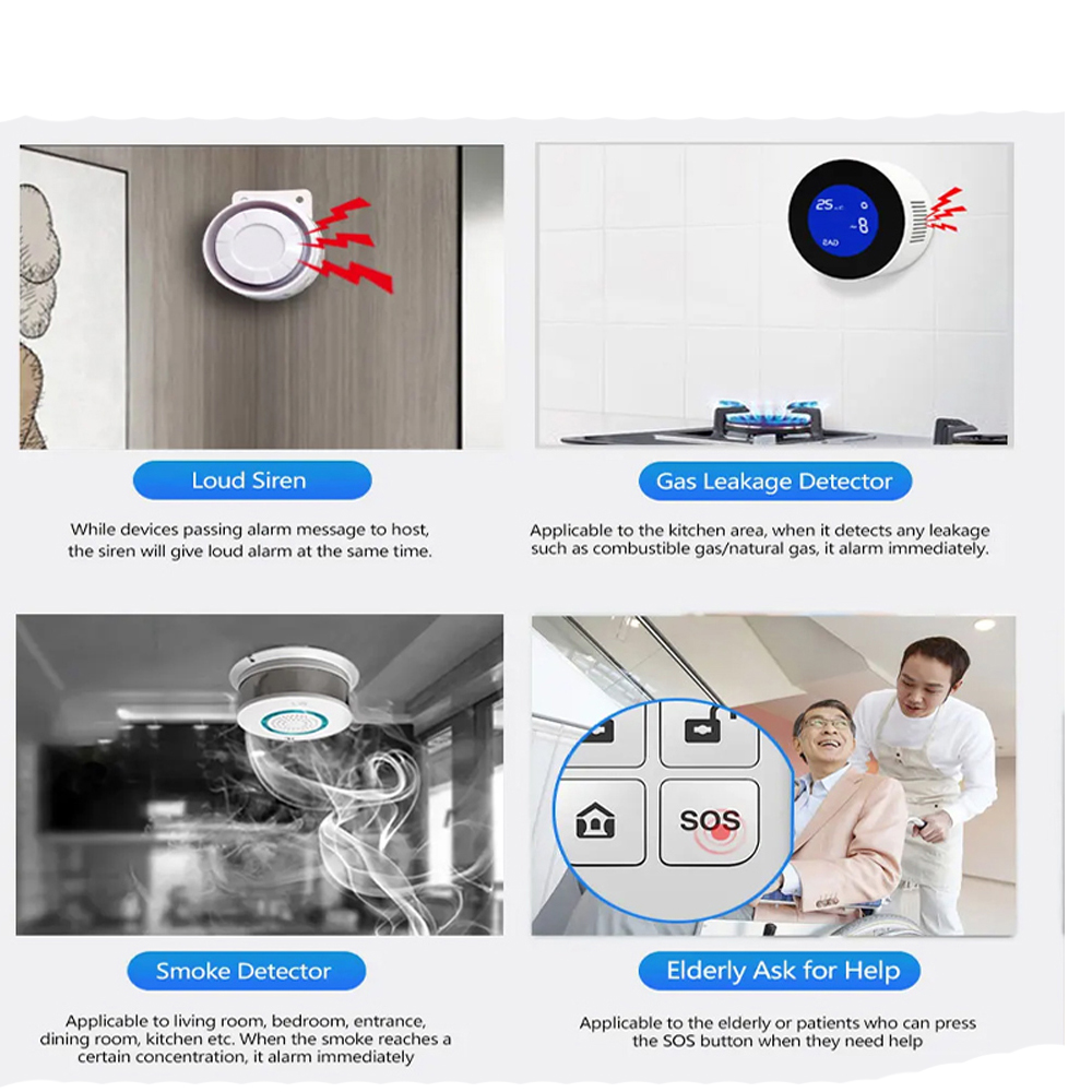 PGST 4G Tuya Akıllı Ev Alarm S - Home Security Diy incelemesi ve fiyatı